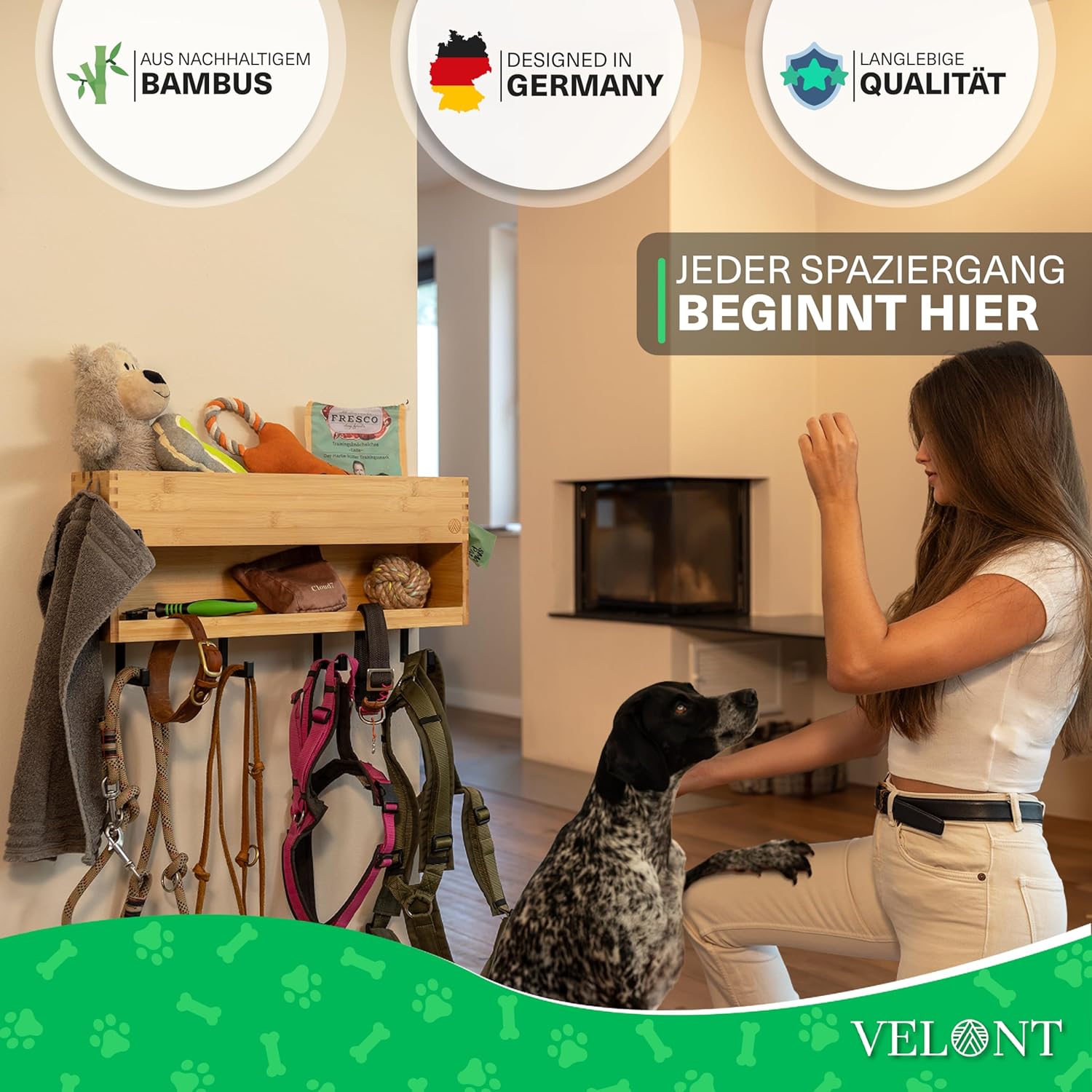 Thumbnail 1 de VELONT Hundegarderobe XL mit Ablage