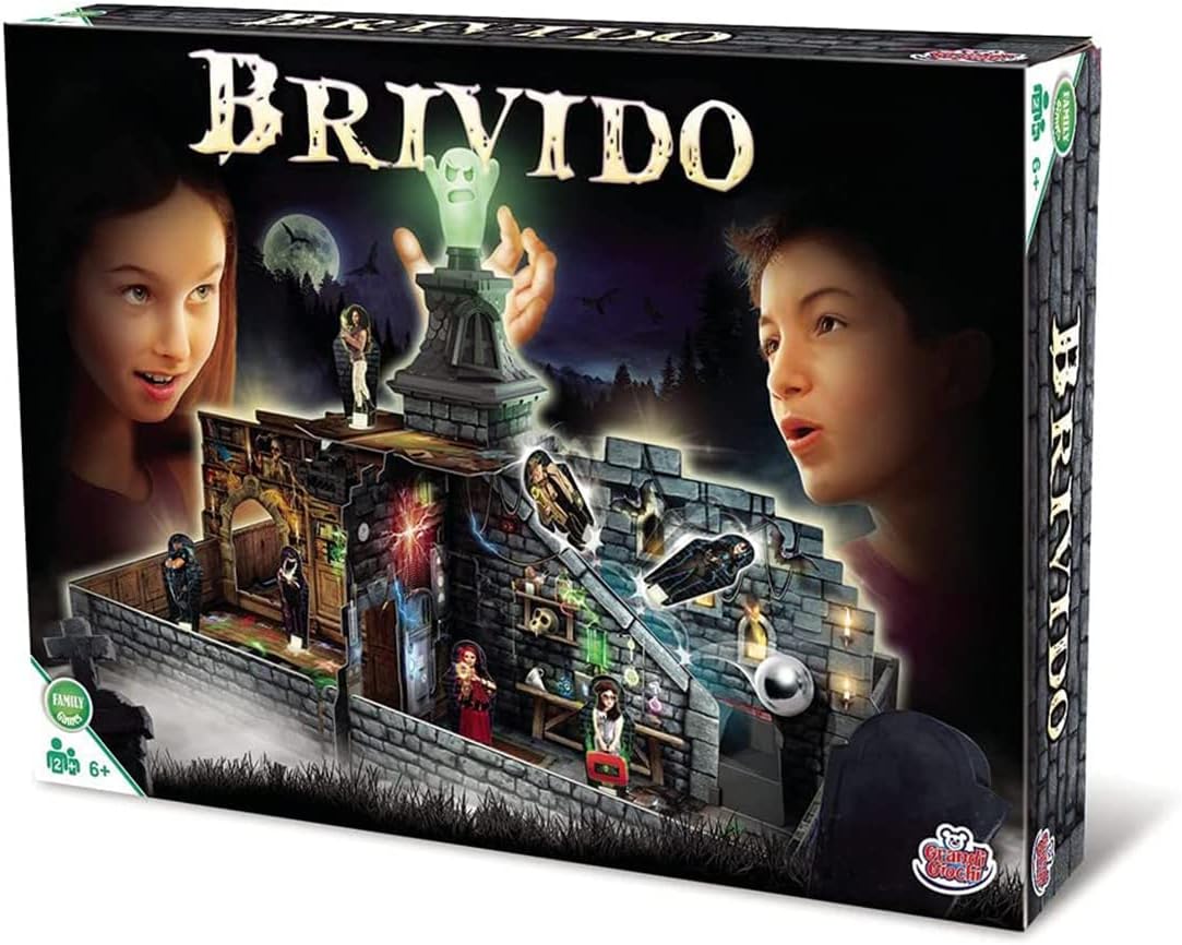 Detalle de Giochi Preziosi Brivido – Gioco da Tavolo Horror Fantasy per 2–6 giocatori (Castello 3D con tranelli)