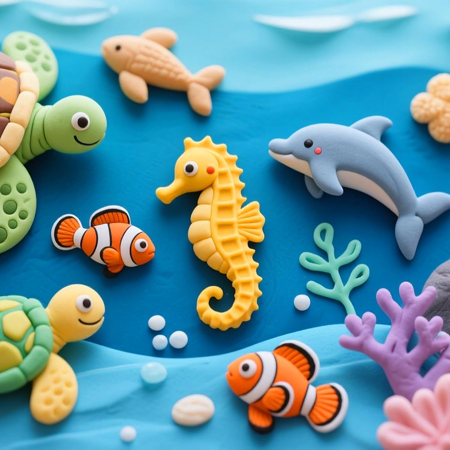 Detalle 2 de QMAY Air Dry Clay Kit 32 Colours