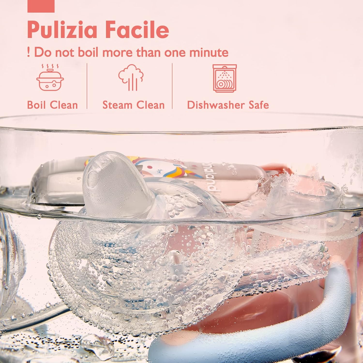 Thumbnail 5 de hahaland bicchiere antigoccia 2 in 1 per bambini da 6 a 12 mesi con cannucce e beccuccio 240 ml