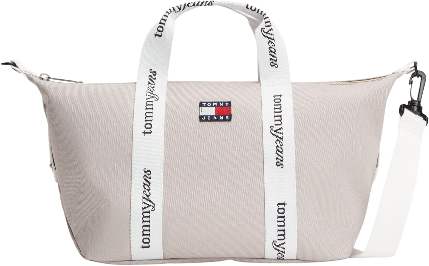 Detalle de Tommy Jeans TJW Ess Daily Mini-Tasche – Beige (Stein), authentisch, nachhaltig gefertigt