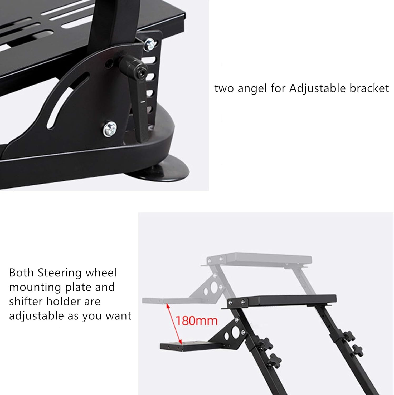Thumbnail 6 de Cirearoa Professional Racing Wheel Stand (Updated Version) – Universal compatibility for G25/G27/G29/ G920 and more