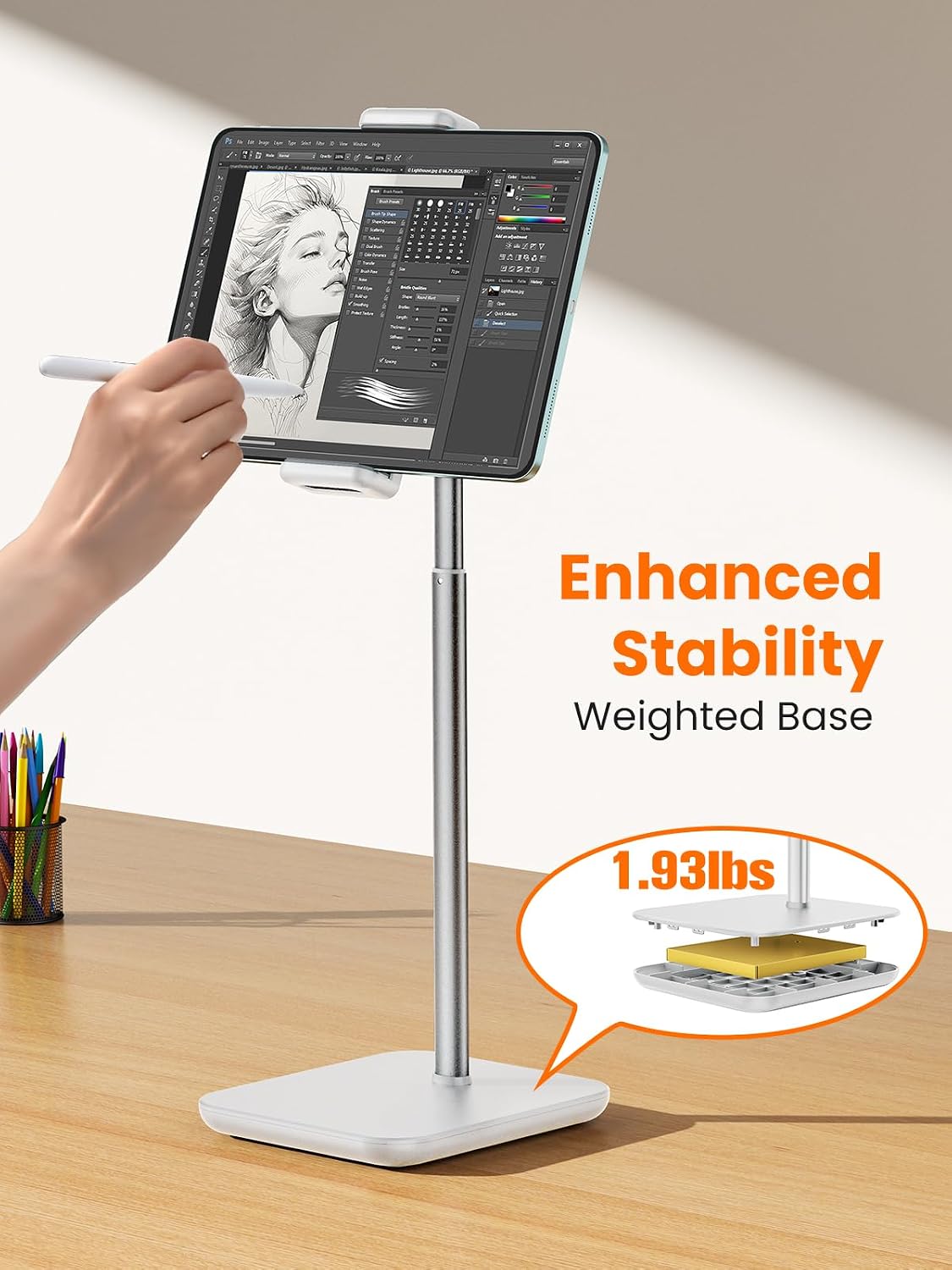 Thumbnail 4 de tounee TS2 Portable Monitor and Tablet Stand, Adjustable Height, 360° Rotation