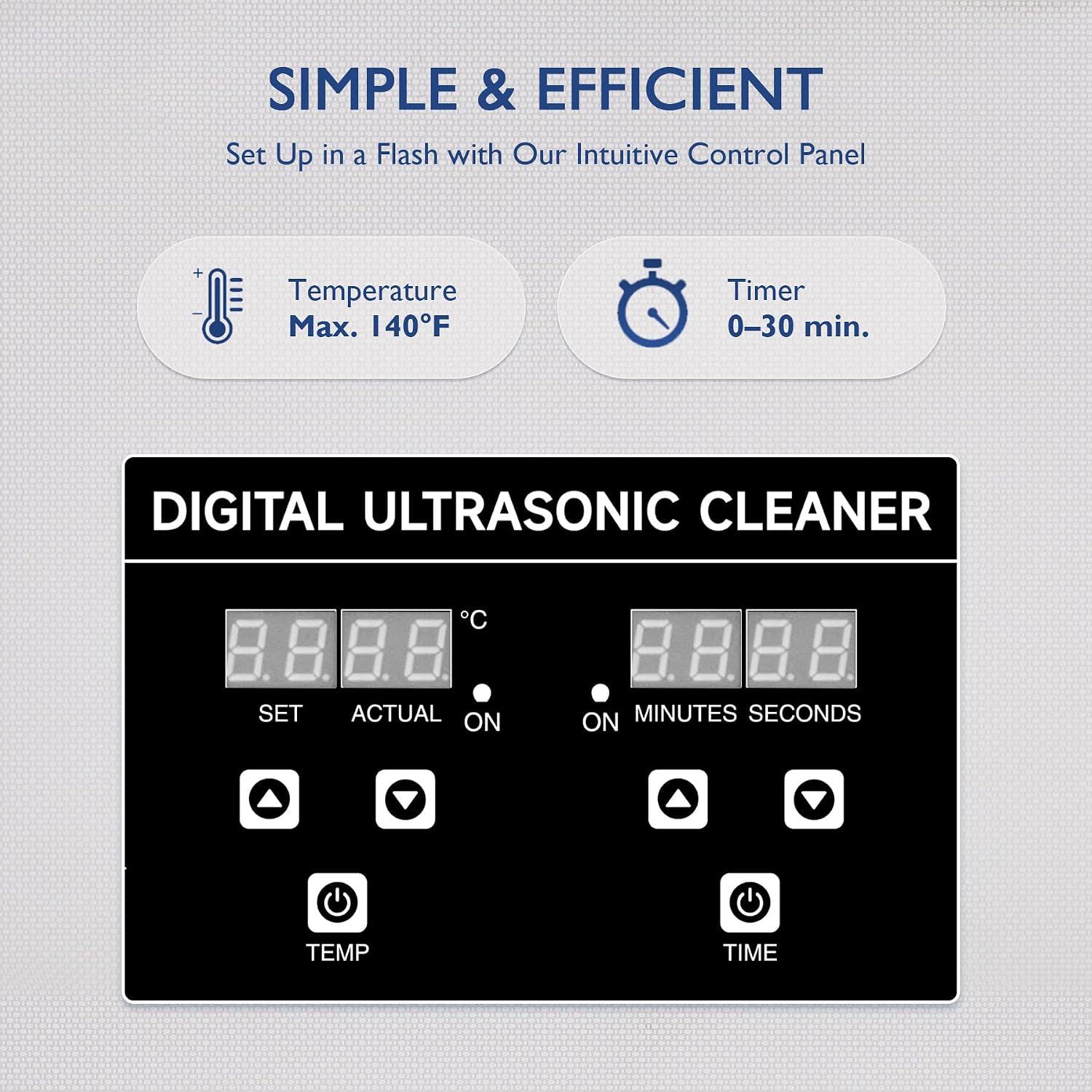 Detalle de CREWORKS Ultrasonic Cleaner 30L