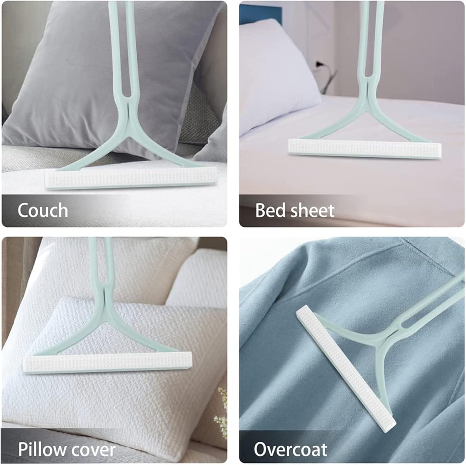 Thumbnail 4 de Pro Lint Remover & Carpet Scraper Tool Set (2 Piece) – Reusable pet hair remover for clothes, rugs and sofa