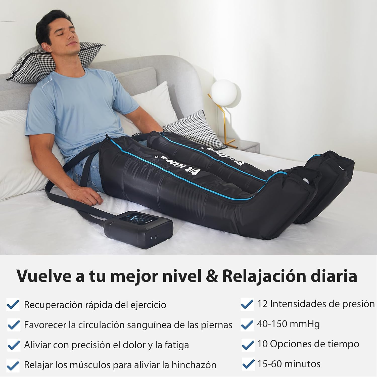Thumbnail 3 de FIT KING Masajeador Inalámbrico de Piernas para Relajación 💆