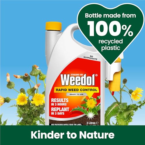 Thumbnail 4 de Weedol Rapid Weedkiller with Manual Sprayer, Ready To Use, 3L