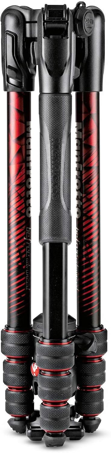 Detalle de Manfrotto travel tripod aluminium