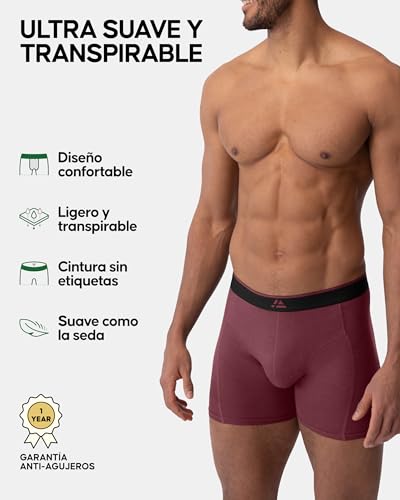 Detalle 2 de Boxer Danish Endurance bambou, lot de 6