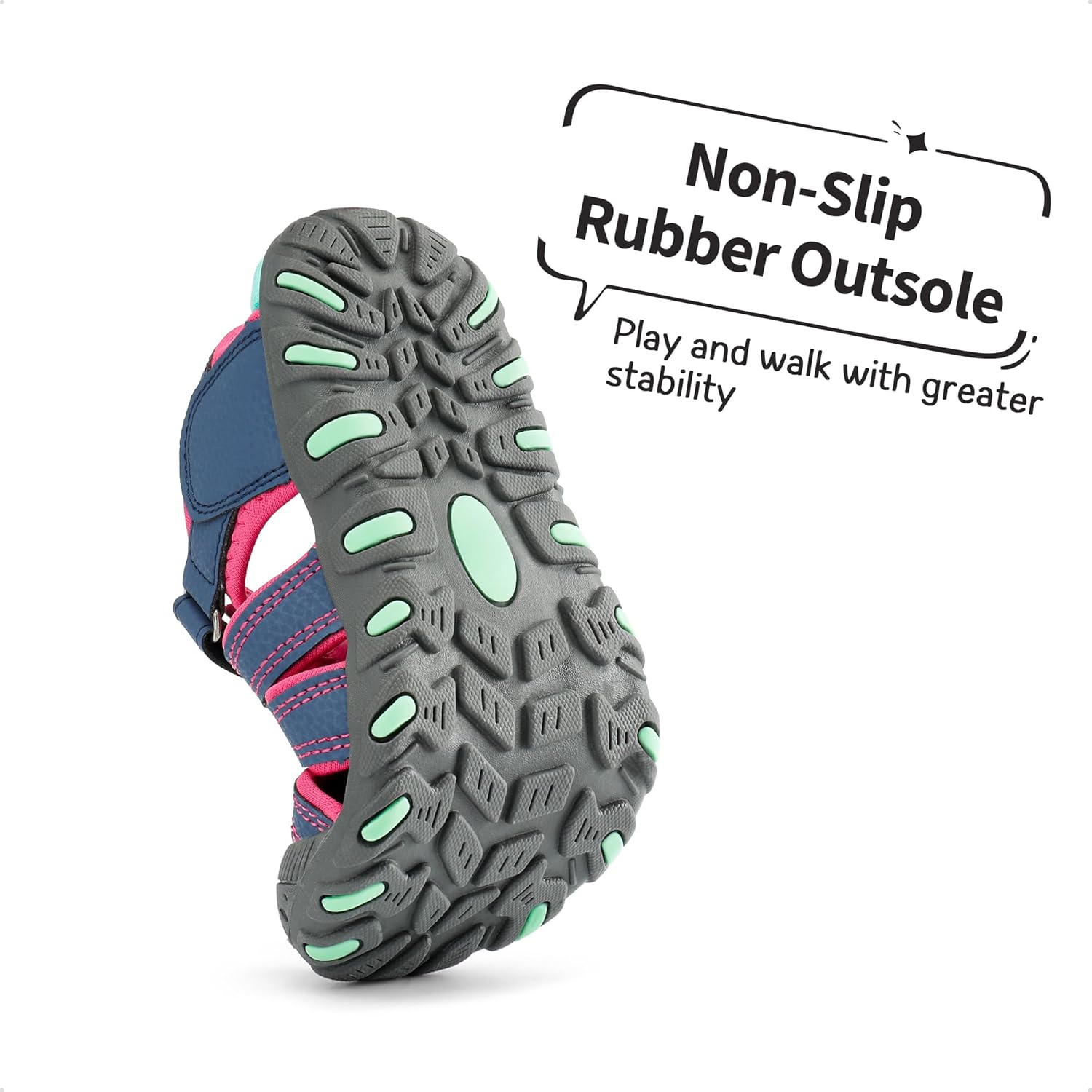 Thumbnail 3 de DREAM PAIRS Closed-Toe Outdoor Summer Sport Sandals for Kids (Toddler/Little/Big Kid)