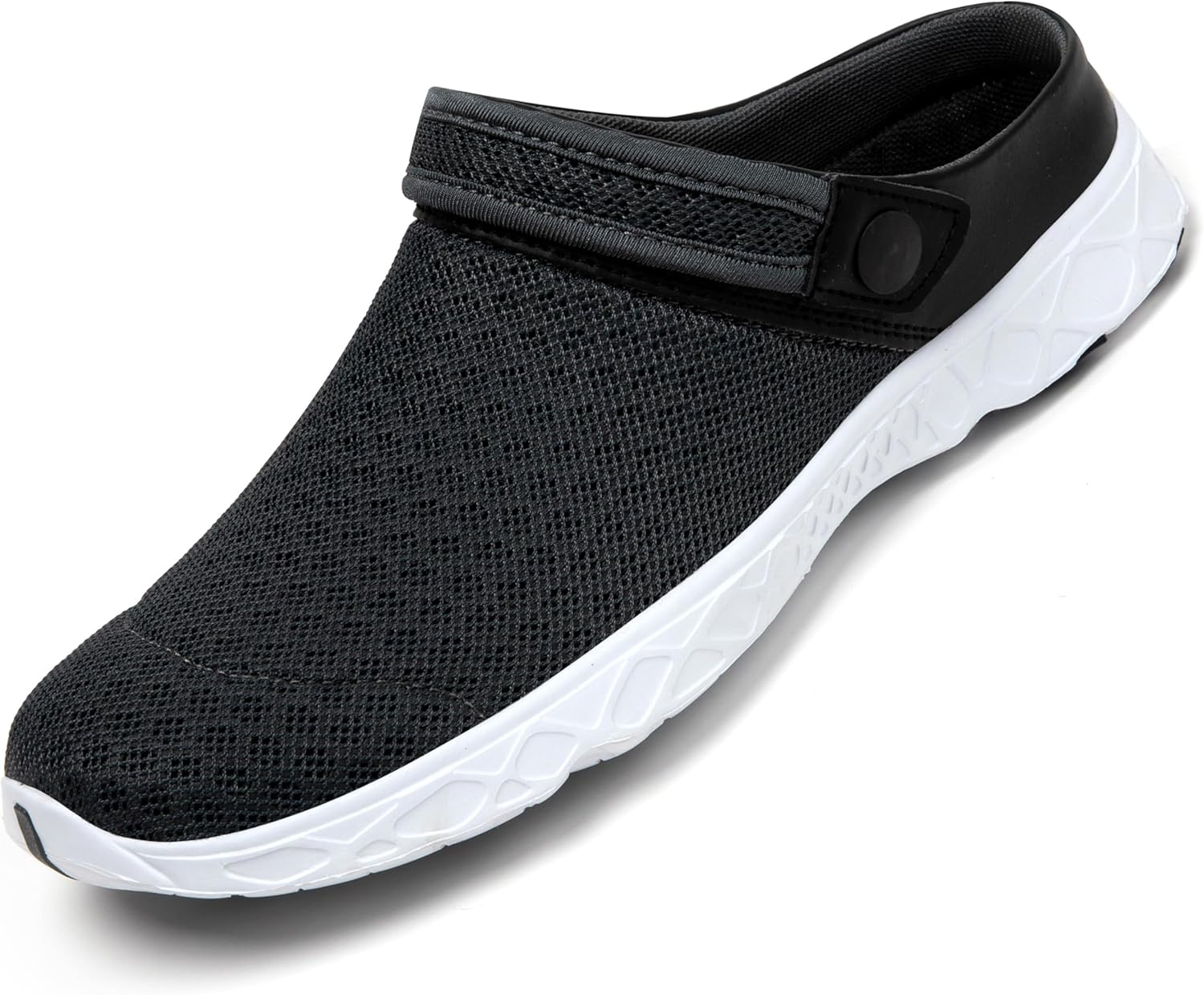 Detalle de SAGUARO Unisex Clogs & Gartenschuhe als Sommer-Hausschuhe – atmungsaktive Mesh-Sandalen (Gr. 36–48)