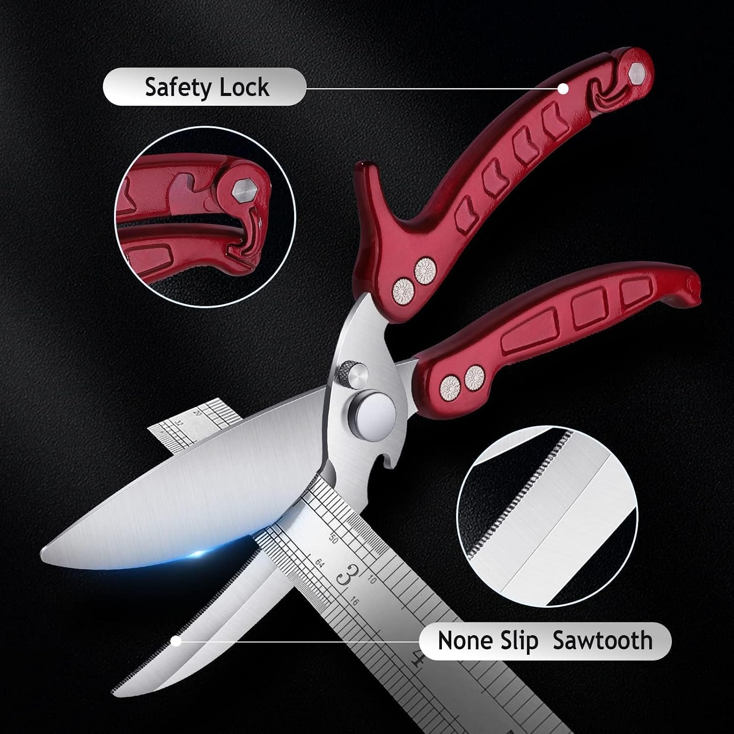 Thumbnail 4 de Dragon Riot poultry shears in German stainless steel