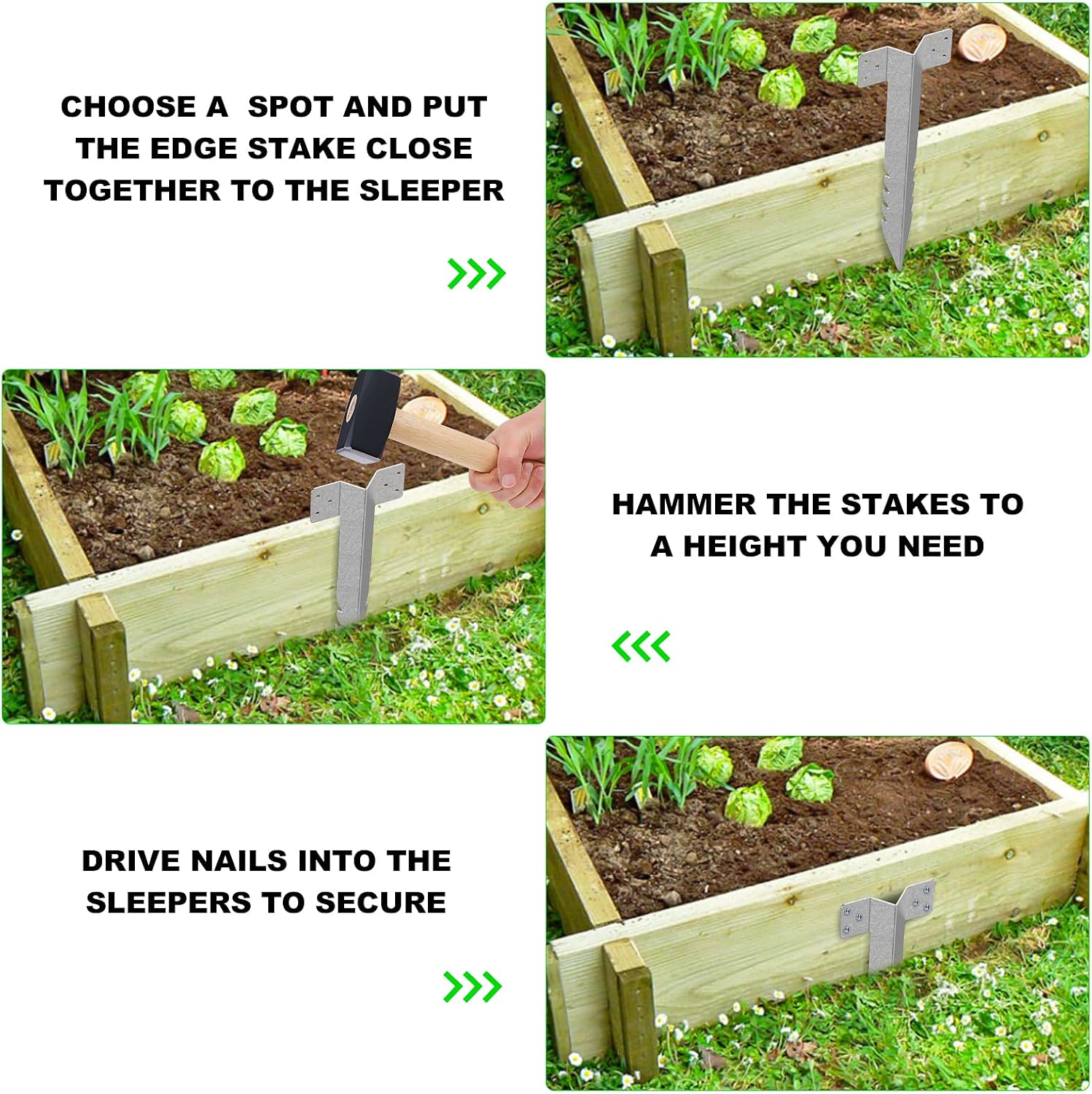 Thumbnail 4 de Dijia railway sleeper brackets 20 pack