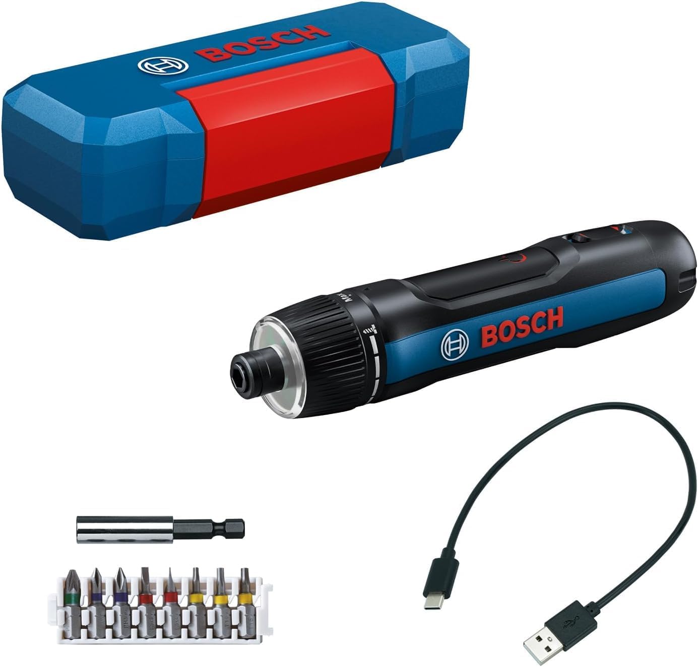 Detalle de ボッシュ BoschGO3 3.6Vコードレスドライバー 7段階クラッチ・8本ビットセット