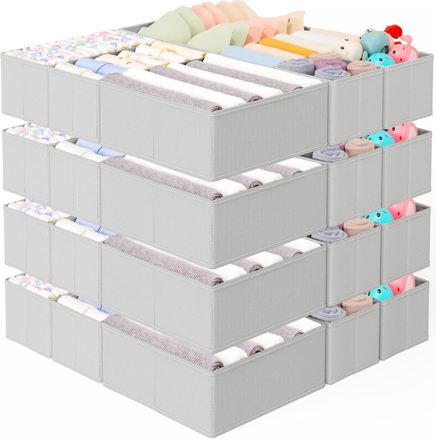 Detalle de Criusia Drawer Organizers, 26-Pack