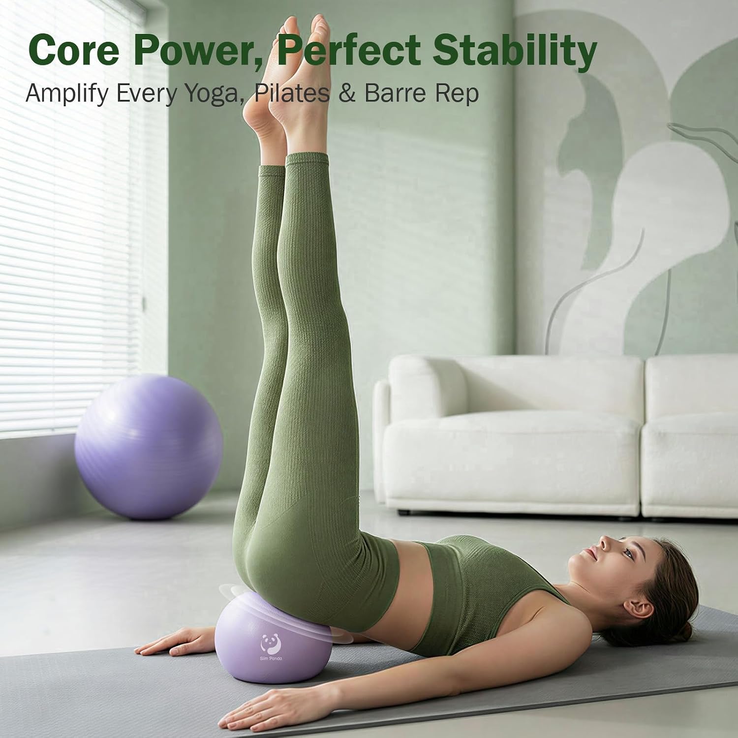 Detalle 2 de Slim Panda Gymnastikball 23 cm Pilatesball đ§