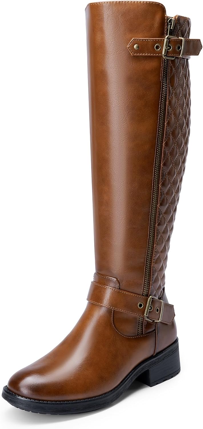 Detalle de DREAM PAIRS Knee-High Boots, Wide Calf