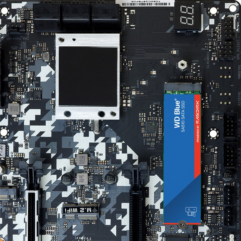 Detalle de WD Blue SA510 SATA 3 2TB – SSD para acelerar tu PC