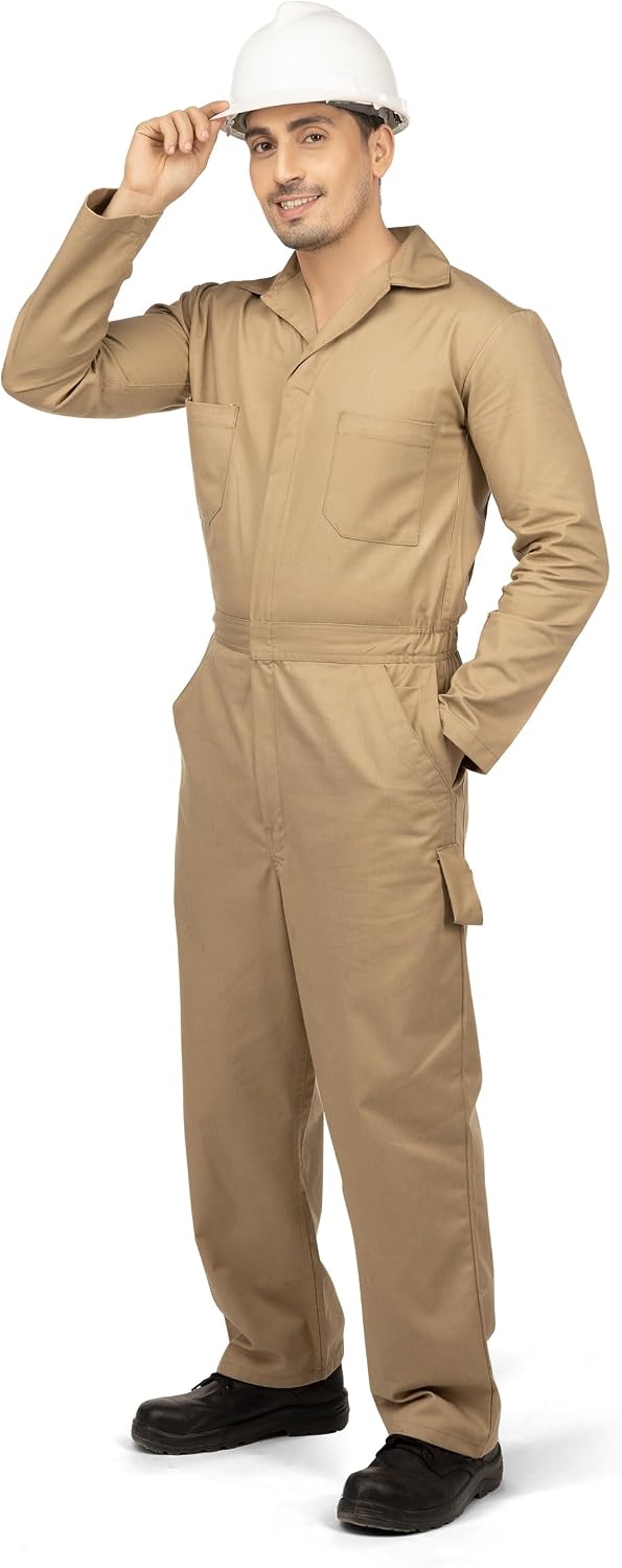 Thumbnail 2 de NY Threads Relaxed-Fit Coveralls for Men, Cotton Blend with Utility Pockets