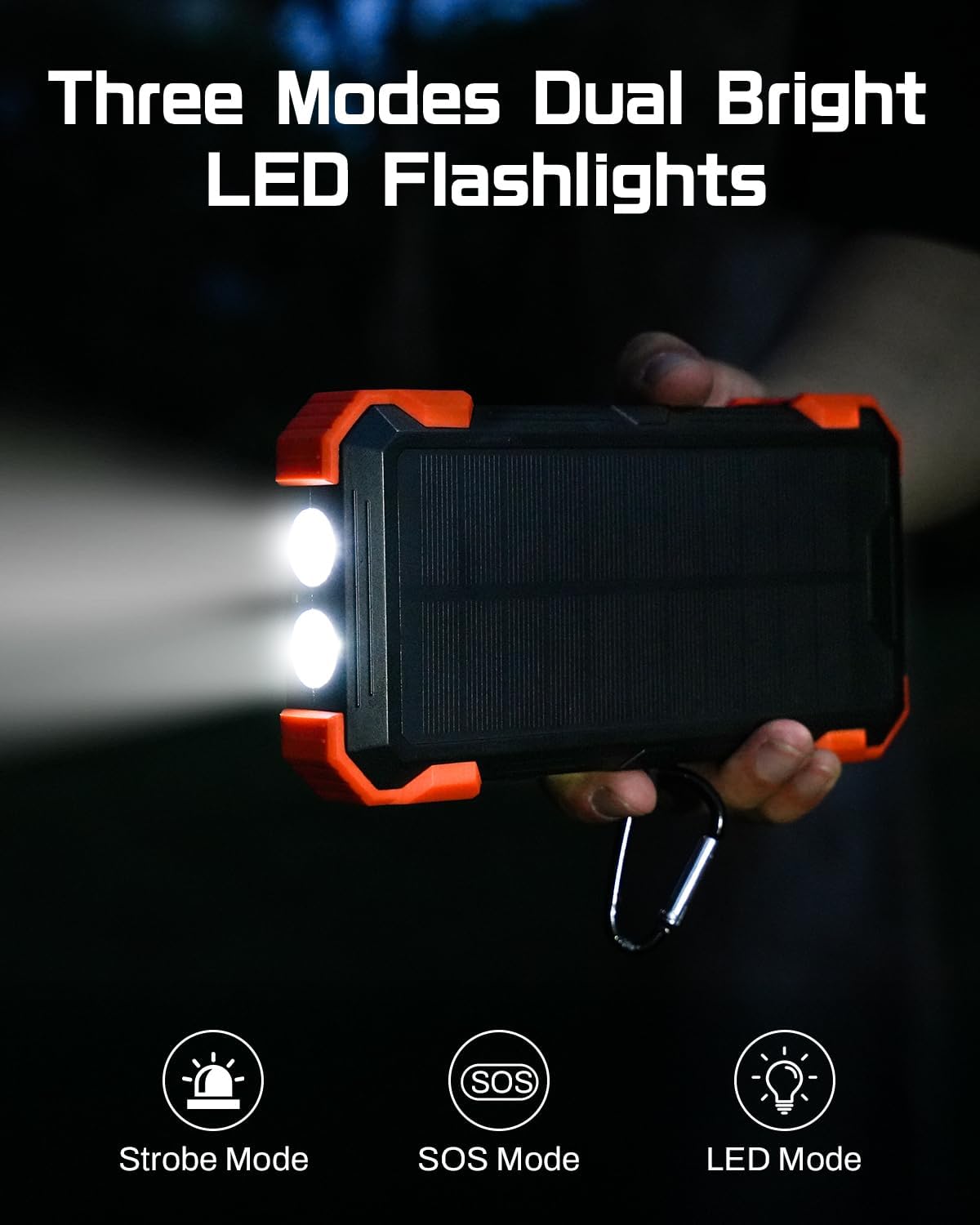 Detalle de GOODaaa Solar Power Bank 24000mAh