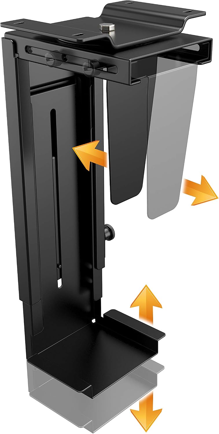 Detalle de RICOO TRH-06 supporto PC sotto scrivania 360°