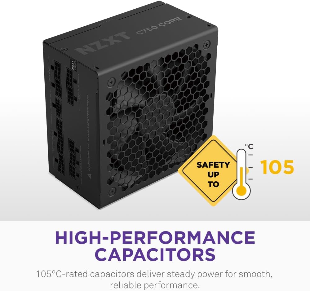 Thumbnail 6 de NZXT C1000 Gold Core: 1000W ATX 3.1 Power Supply