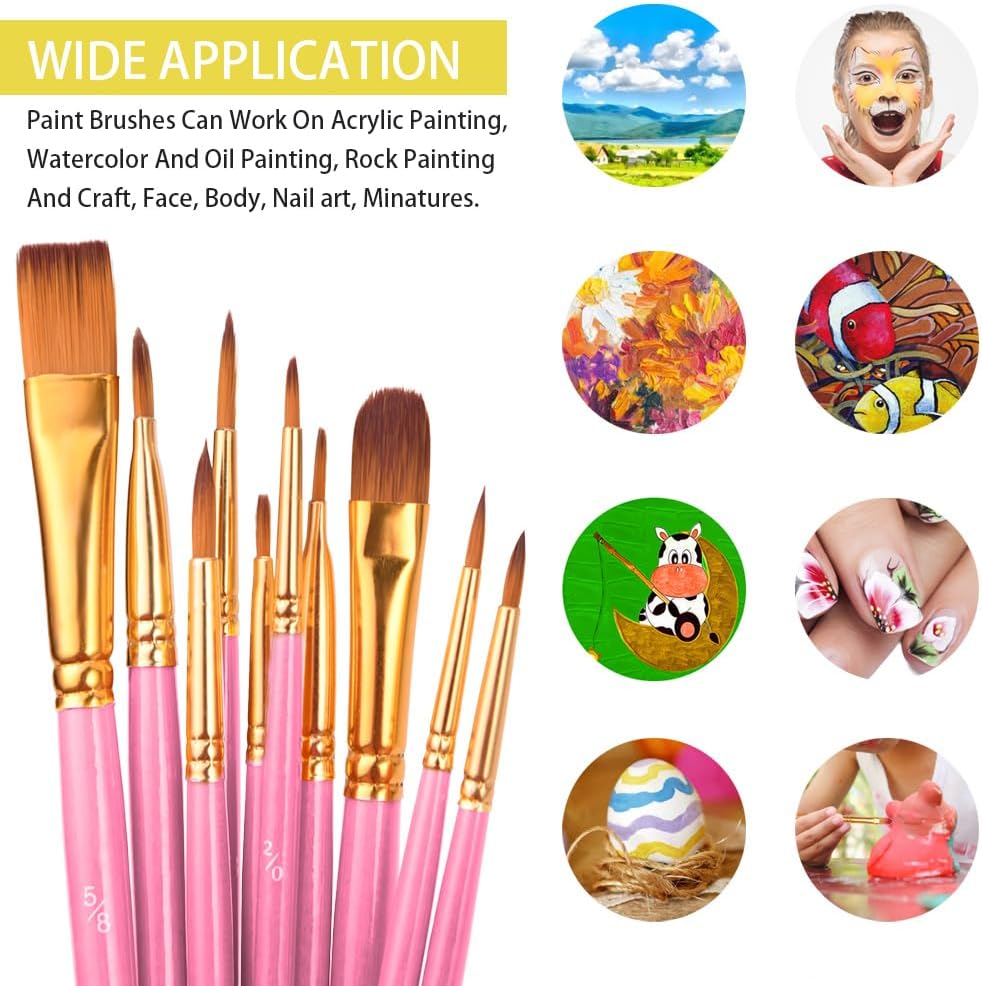 Thumbnail 3 de Vicloon Juego de Pinceles Artísticos 20 Piezas 🎨