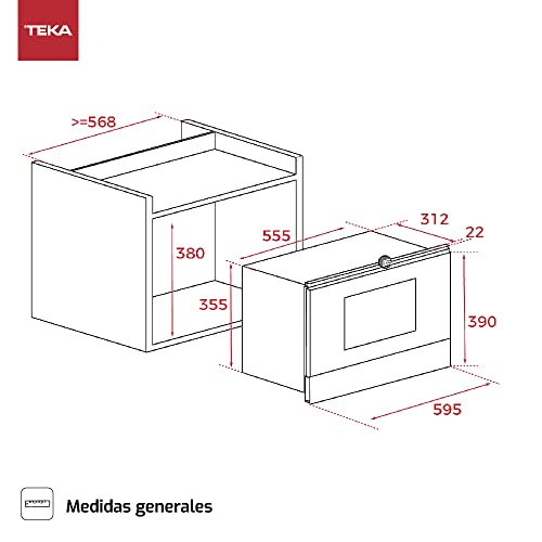 Thumbnail 8 de Teka ML 8220 BIS L microondas integrado 20 L