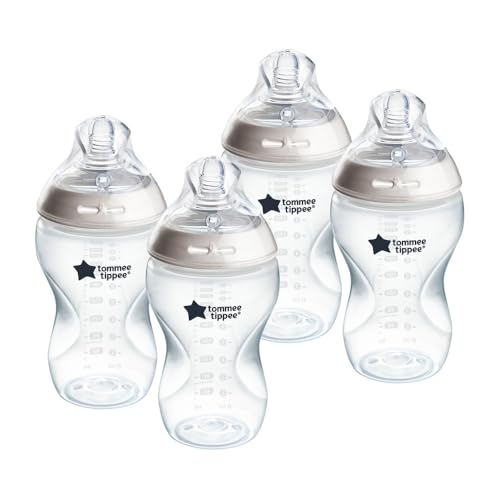 Tommee Tippee Natural Start Baby Bottle with Breast-Like Teat (3m+), 340ml