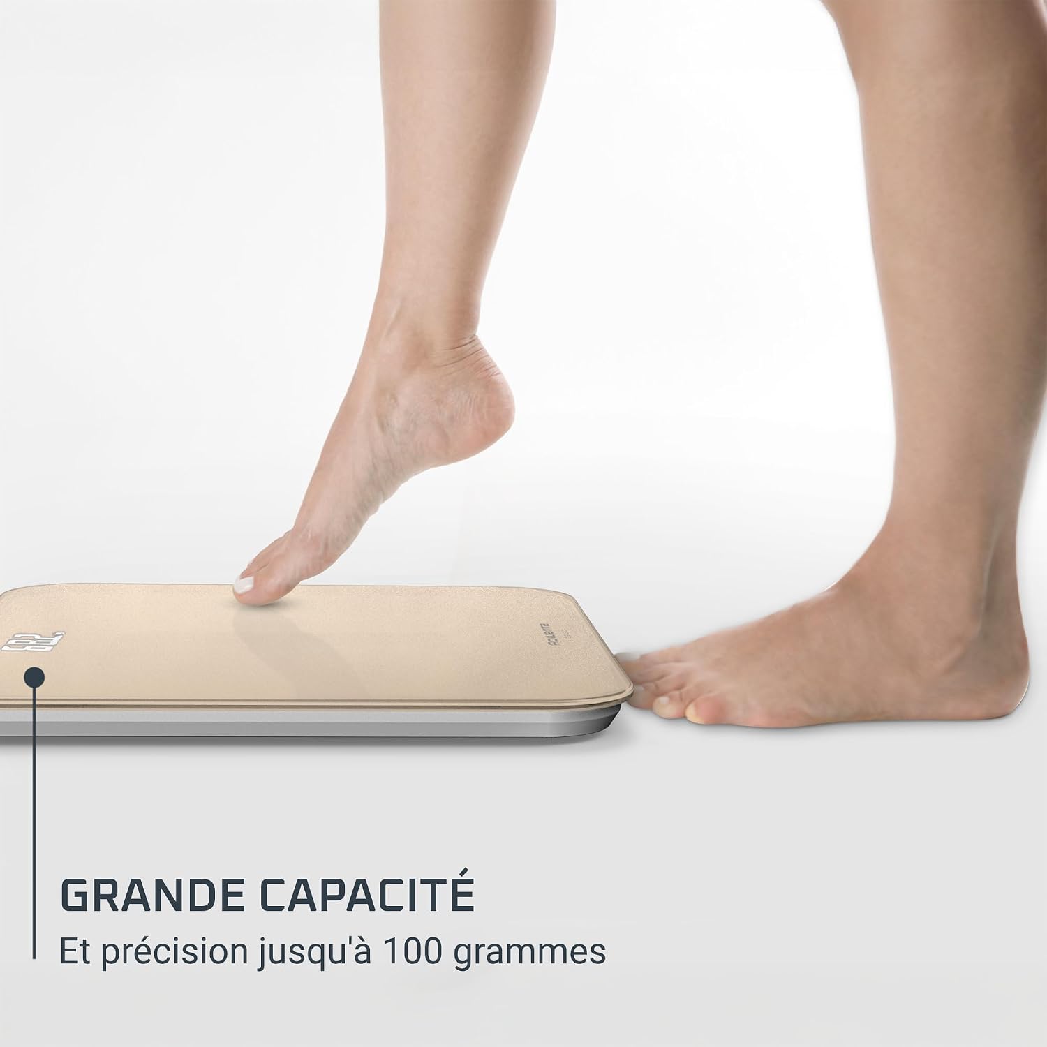 Detalle de Rowenta Classic 2.0 BS1900V0 – pèse-personne avec grand écran invisible et capacité 180 kg
