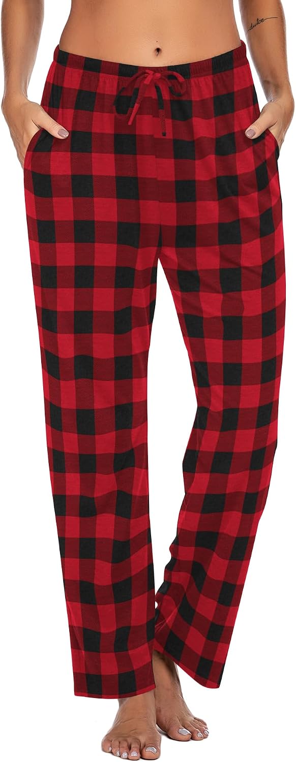 Detalle de Ekouaer Women's Pajama Pants