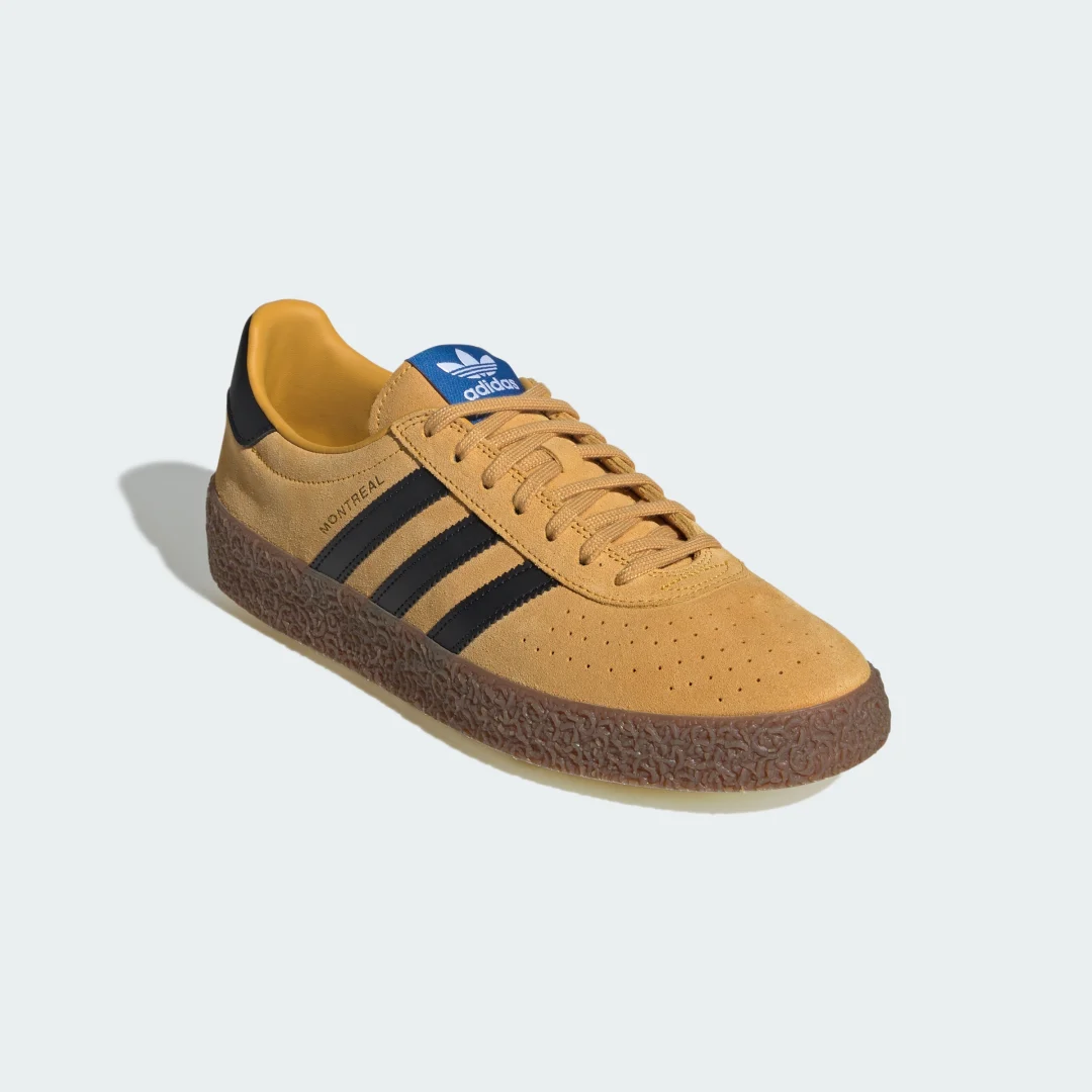 Detalle 2 de Adidas Montreal RM: zapatilla urbana en amarillo para quien busca estilo y comodidad