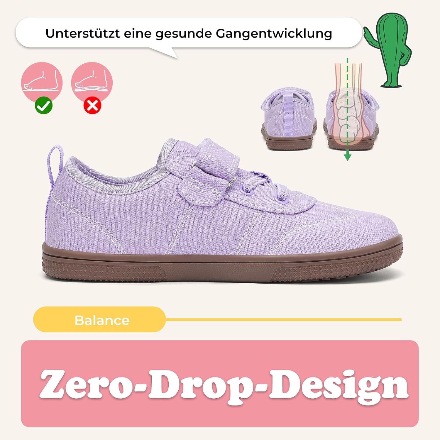 Thumbnail 4 de SAGUARO Barfußschuhe Mädchen Größe 25–35