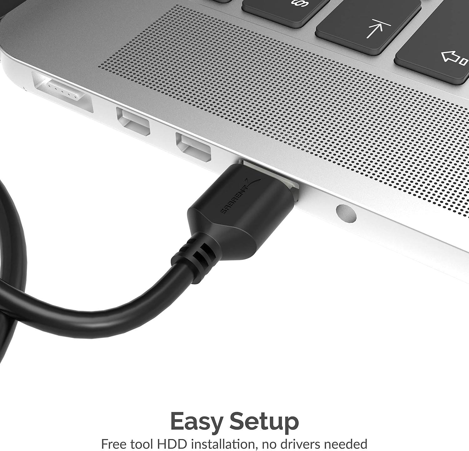 Detalle 2 de SABRENT SATA to USB 3.2 Adapter for 2.5" HDD/SSD (EC-SSHD)