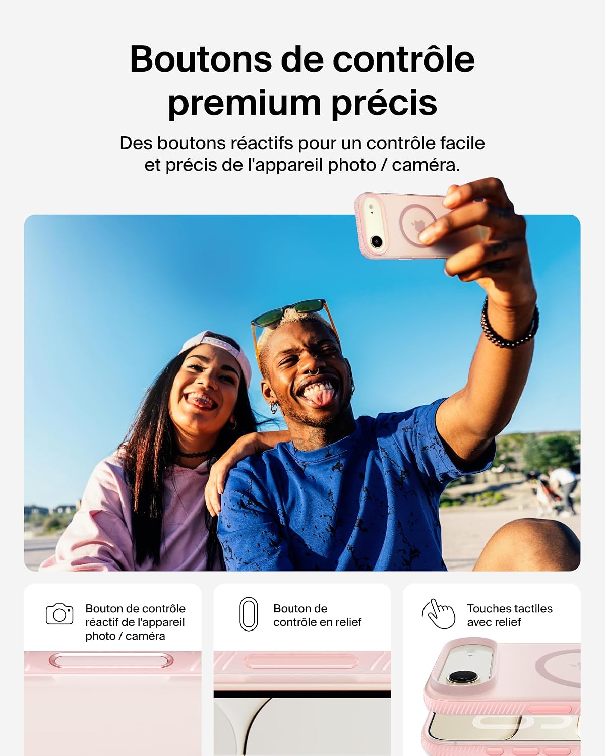 Thumbnail 4 de Belkin SheerForce Grip Coque iPhone Air – Protection légère, anti-glissance et MagSafe
