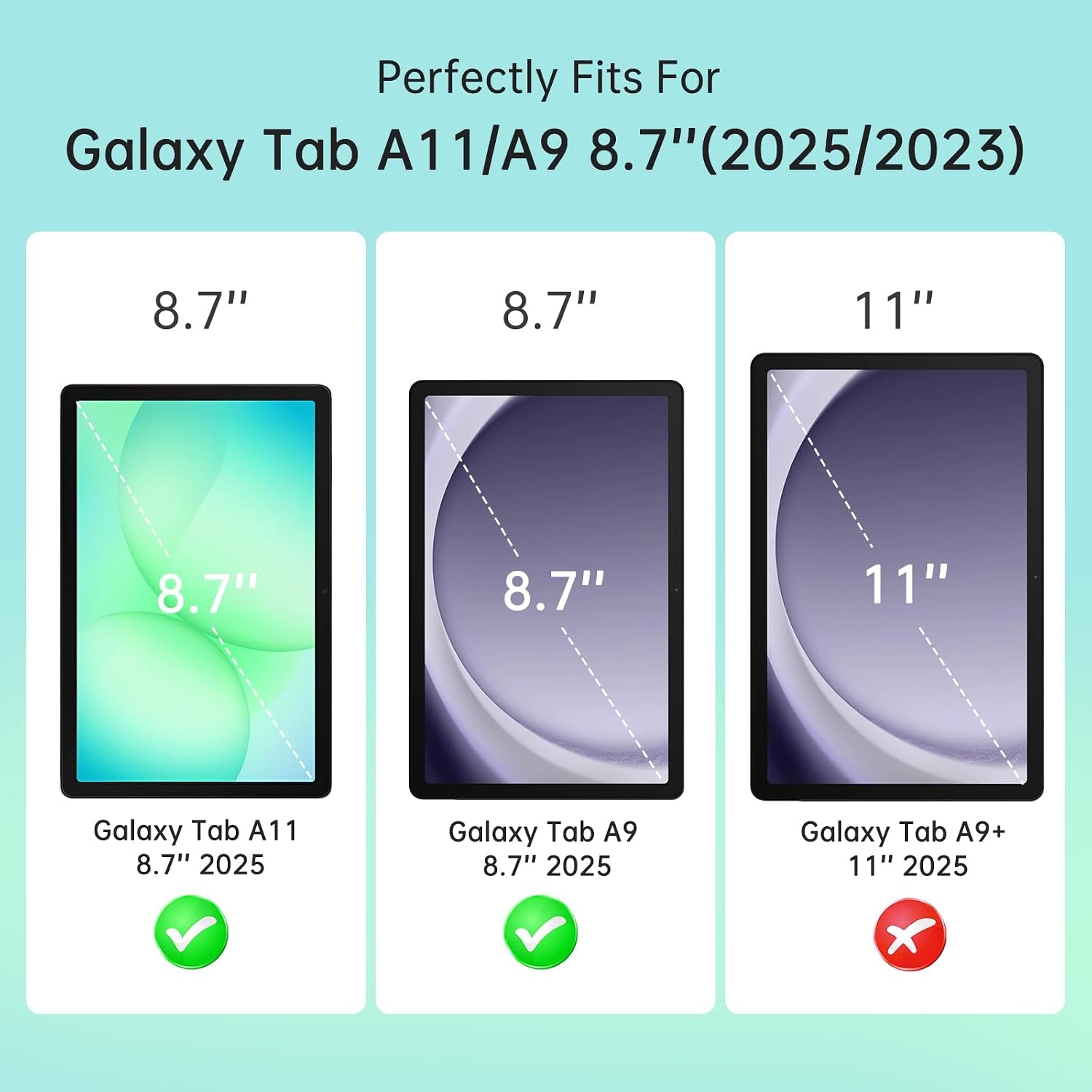 Detalle de CoBak Galaxy Tab A11 case 8.7 inch