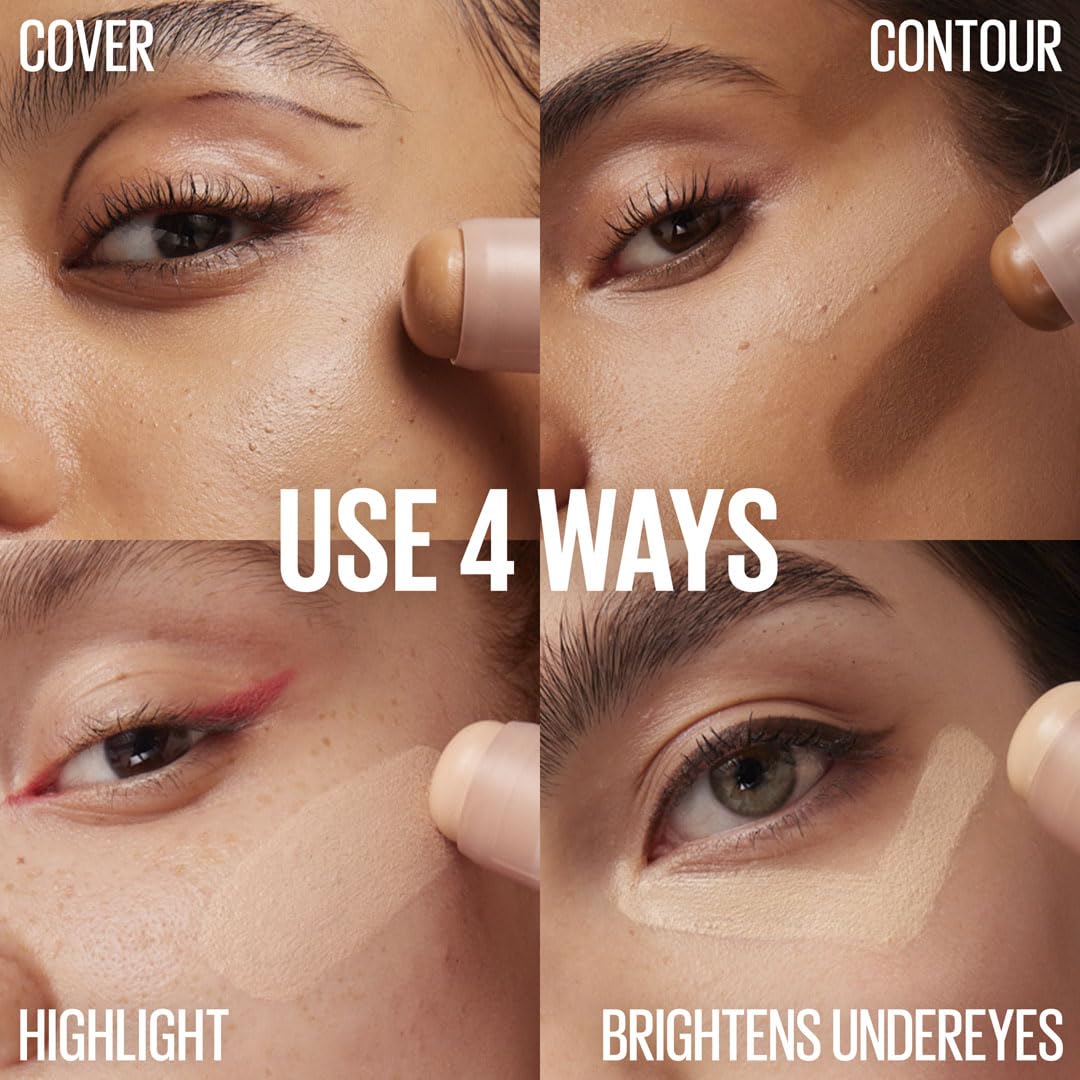 Detalle de Maybelline New York Face Lifter Stix Contouring-Stick Nr. 05 (6 g) für gelifteten Look mit natürlichem Finish