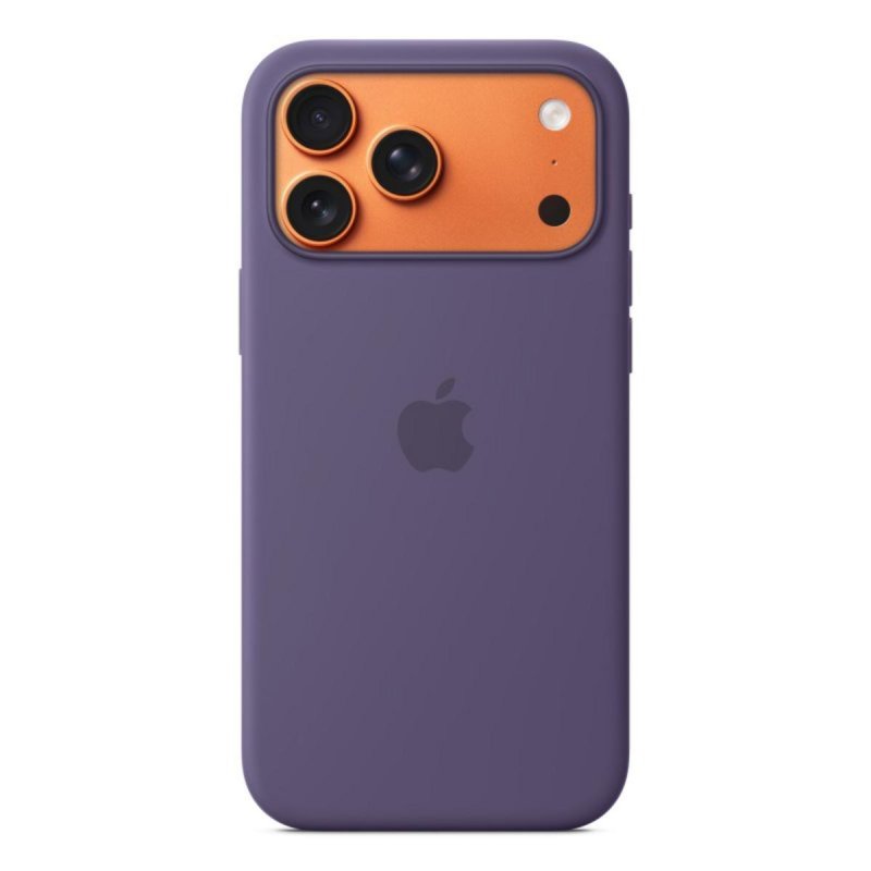 Detalle 2 de Funda de Silicona Purple Fog con MagSafe para iPhone 17 Pro Max — Apple