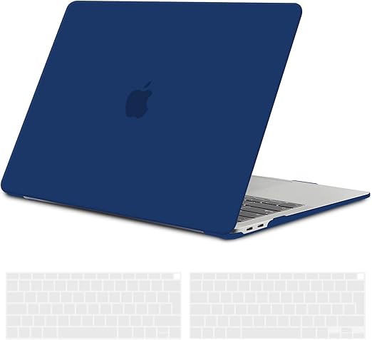 Detalle de TECOOL Funda para MacBook Air M1 y Retina 13" Azul Marino