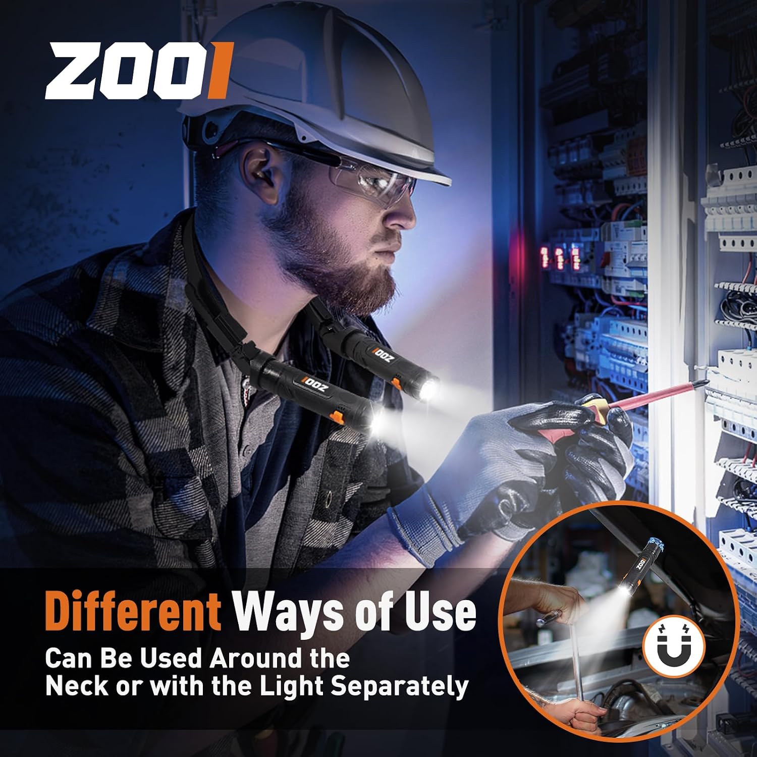 Detalle 2 de ZOOI Reading Neck Light 150° rotation