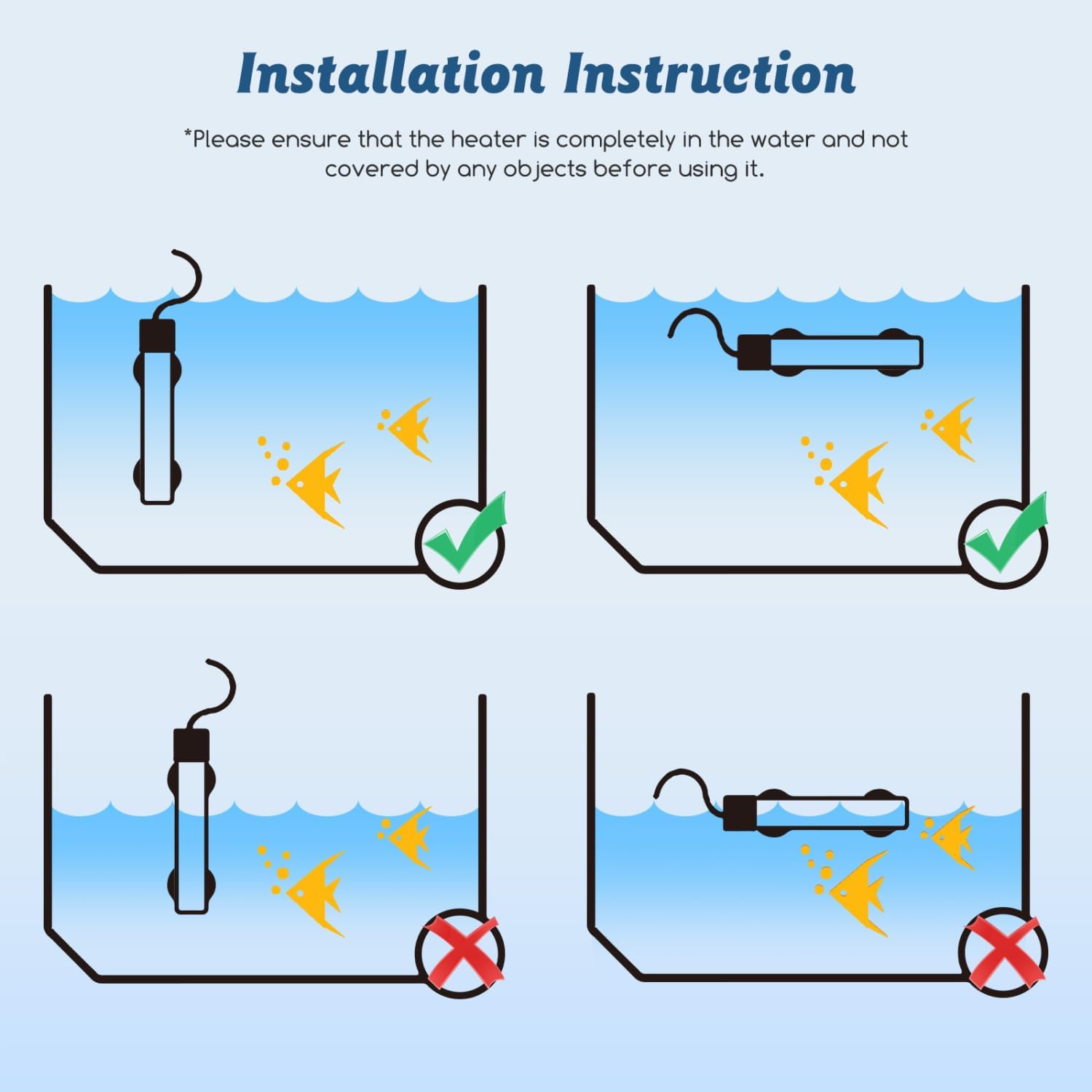 Thumbnail 5 de Nobleza riscaldatore sommergibile per acquario 30-100L da 100W con regolatore esterno 15-35°C