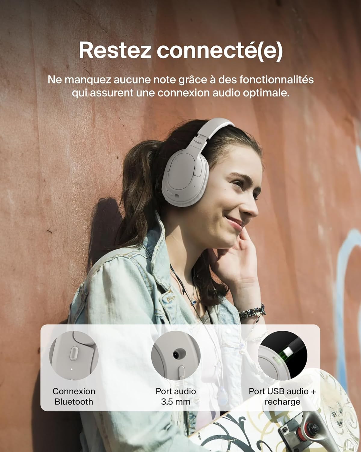 Thumbnail 4 de Belkin SoundForm Surround Casque Bluetooth
