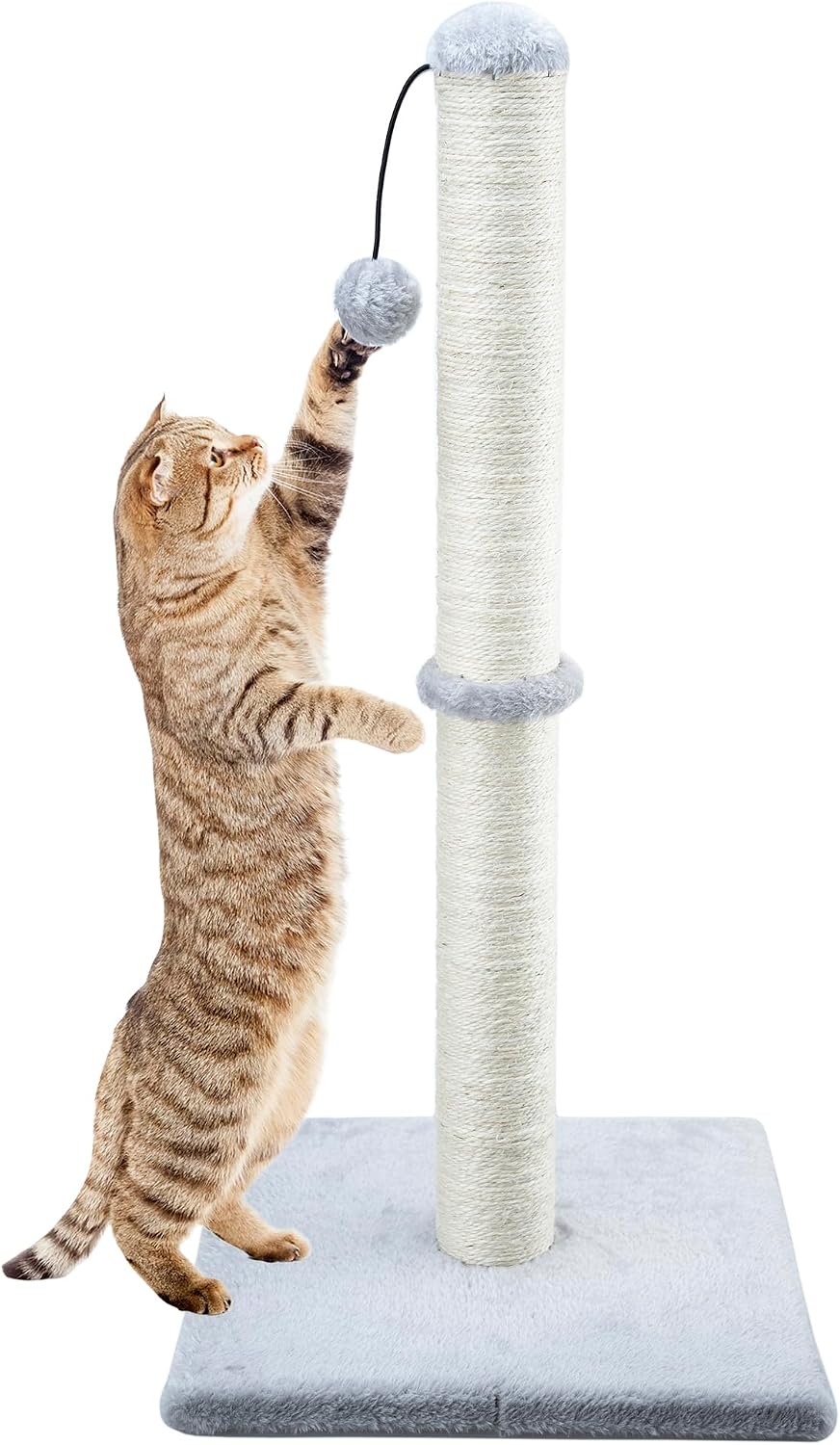 Detalle de Dimaka 29" Tall Cat Scratching Post with sisal 🐱