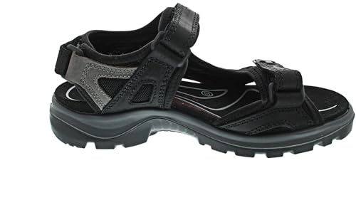 Detalle de ECCO Damen OFFROAD YUCATAN Schwarz/Mole 43 – Vielseitiger Outdoor-Schuh mit stabilem Tragekomfort