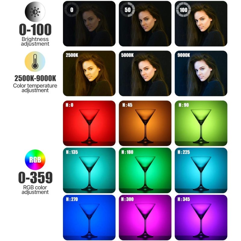 Thumbnail 1 de Ulanzi VL49 RGB: iluminación portátil recargable para vídeo y fotografía con soporte magnético