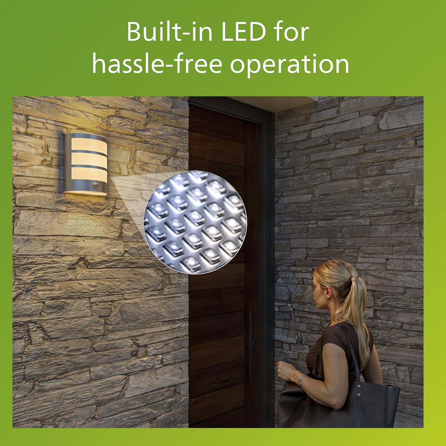 Thumbnail 5 de Philips Python LED Outdoor Wall Light (5.5W, 700 lm) with Infrared Motion Sensor, IP44