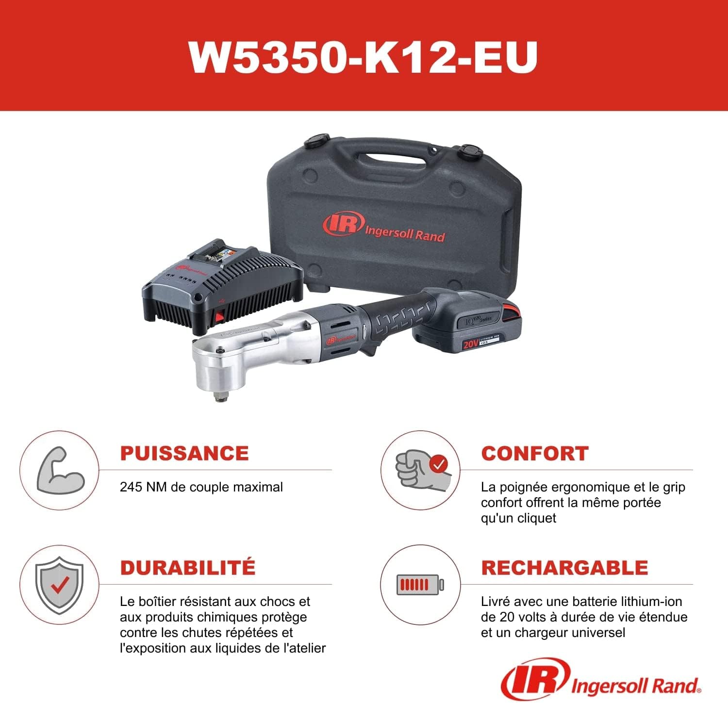 Detalle 2 de Ingersoll‑Rand W5350 Clé à chocs 245 Nm