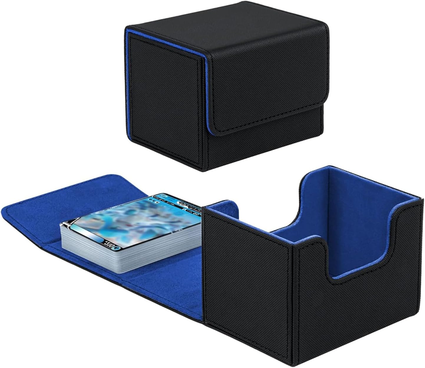 Detalle de Tolesum Card Deck Box für MTG & Commander – Sammelkartenbox mit magnetischem Verschluss (für 100+ Karten, horizontal)