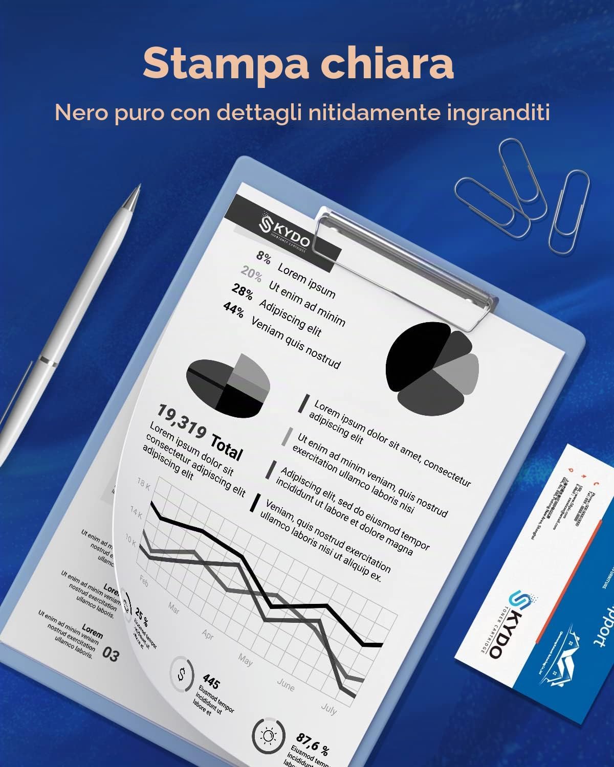 Detalle 2 de Skydo 219A Toner Nero con Chip per HP Color LaserJet Pro 3202/3302 – W2190A 219X