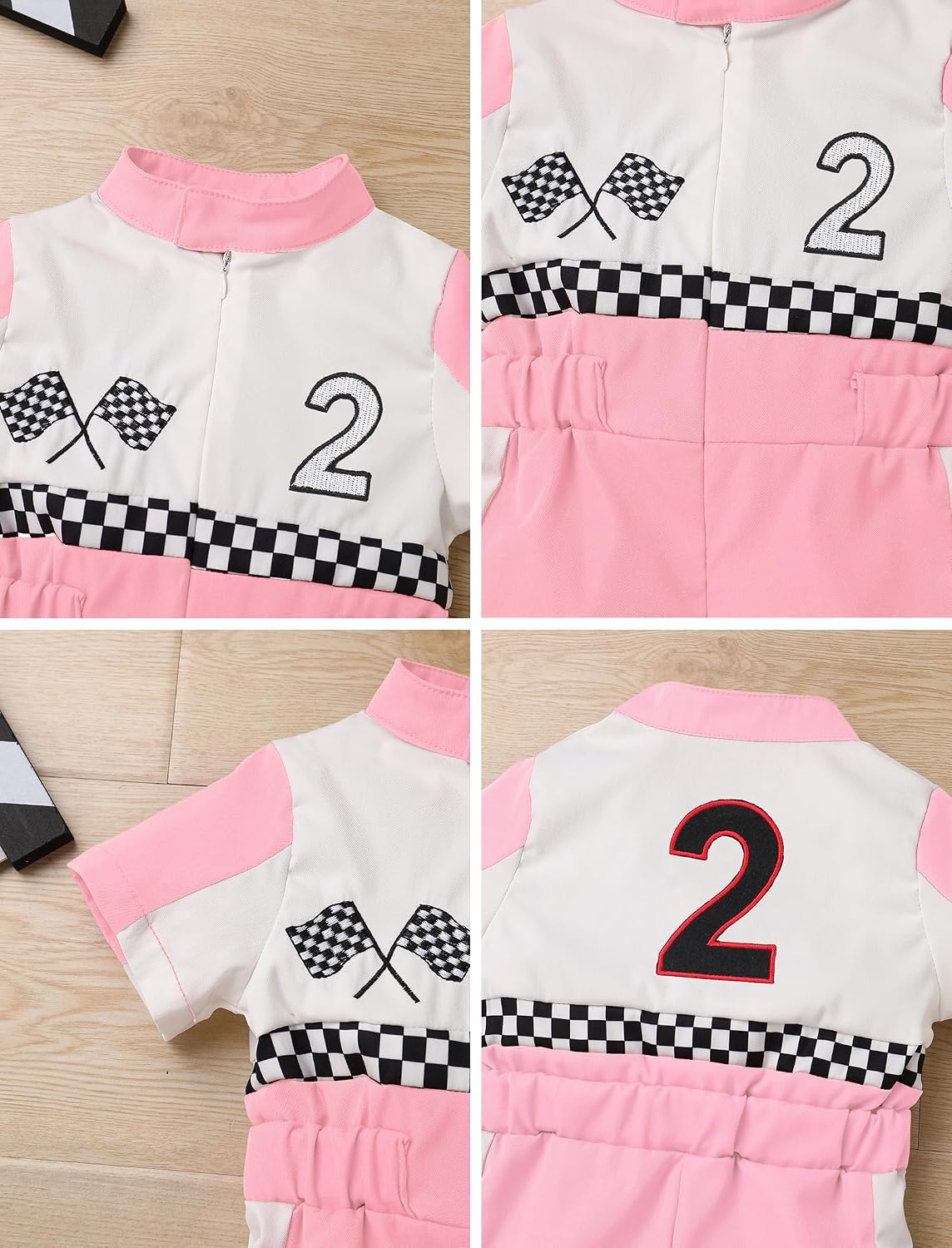 Detalle 1 de OMEWEE race driver baby bodysuit & romper for 1st/2nd birthday photo shoots